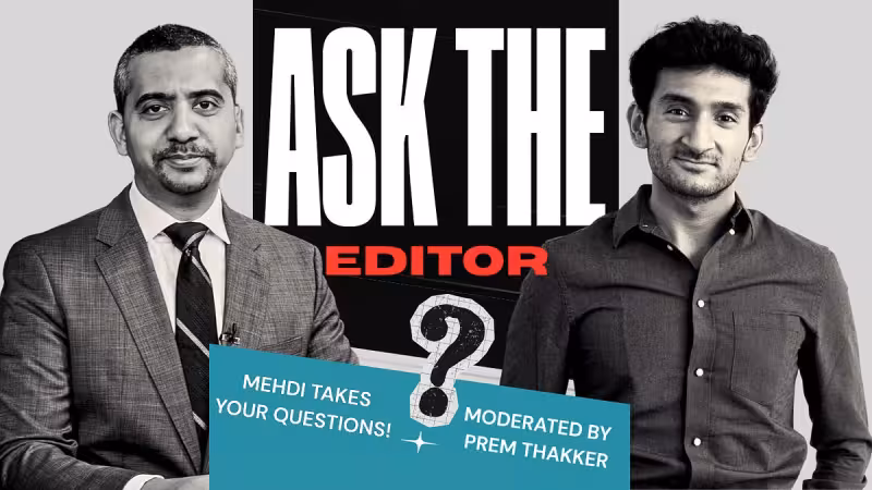 Mehdi Takes Your Questions on Trump's Deranged Iran Threats and More: *MONDAY, 11 ET*