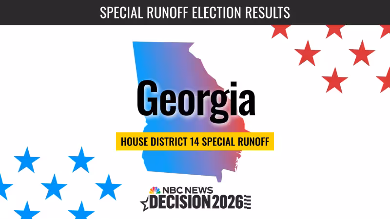 Georgia House Special Runoff Election 2026 Live Results