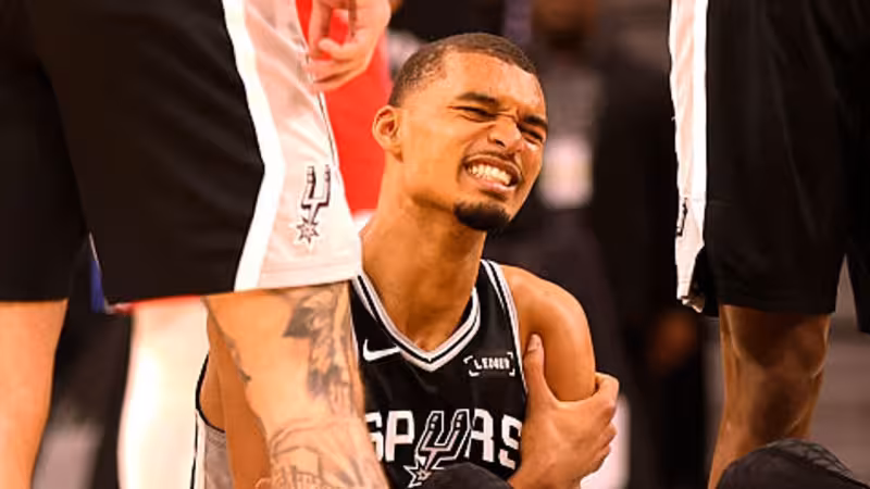 INJURY UPDATE: Wembanyama, Castle are out for tonight's game against Portland