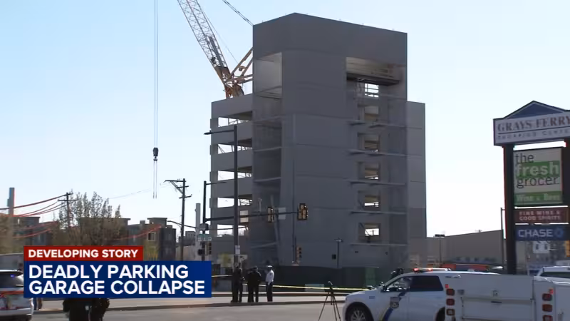 Grays Ferry parking garage collapse leaves 1 dead, 2 missing