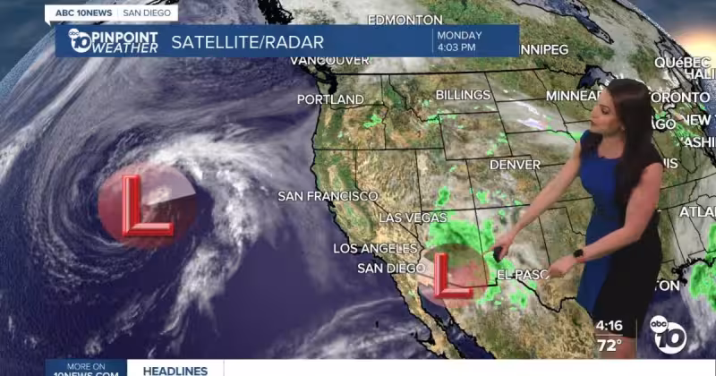 San Diego's Weather Forecast for April 6, 2026: Warm through midweek, followed by a cold storm