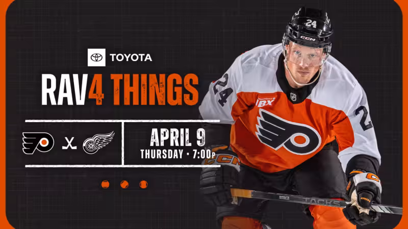 RAV4 Things: Flyers @ Red Wings | Philadelphia Flyers