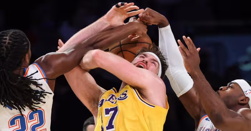 With their Big Three sidelined, Lakers lose  to Thunder again in another blowout