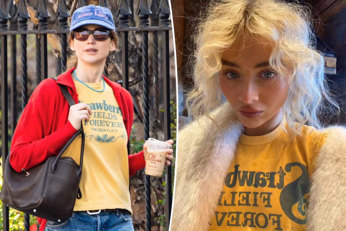 Jennifer Lawrence takes Easter park stroll in primary-color look