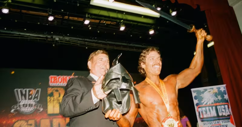 Joseph Baena, son of Arnold Schwarzenegger, wins Iron Gladiator bodybuilding competition