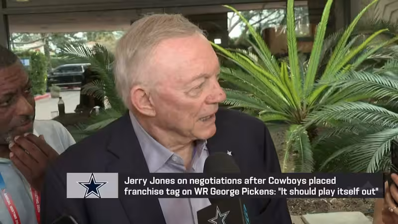 Jerry Jones provides an update on George Pickens' long-term contract talks | 'This Insiders'