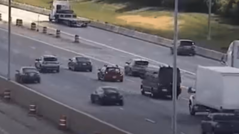 Multiple vehicle fires on I-71 North near Delaware County causes heavy delays