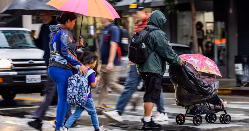 Rain — and maybe thunderstorms — are expected in Los Angeles this weekend