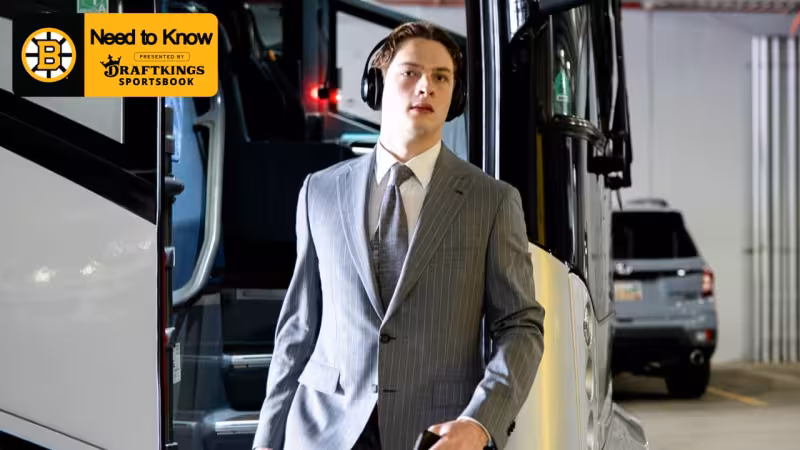 Need to Know: Bruins at Blue Jackets  | Boston Bruins