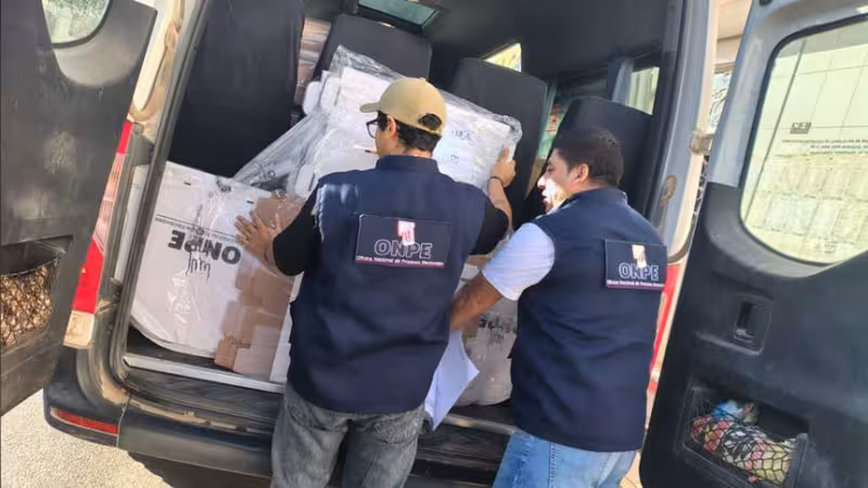 ONPE responsabiliza a empresa por demora de traslado de material electoral en Lima, pero no se extenderá horario de votación