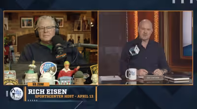 Rich Eisen returns to SportsCenter for first Bristol broadcast in 23 years