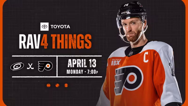 RAV4 Things: Flyers vs. Hurricanes | Philadelphia Flyers
