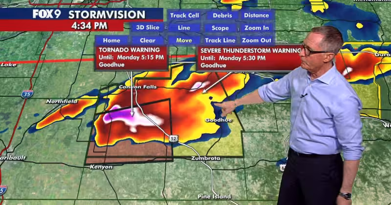 MN weather live updates: Severe storms roll across southern Minnesota