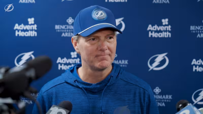 Jon Cooper | Pregame vs Detroit Red Wings | Tampa Bay Lightning