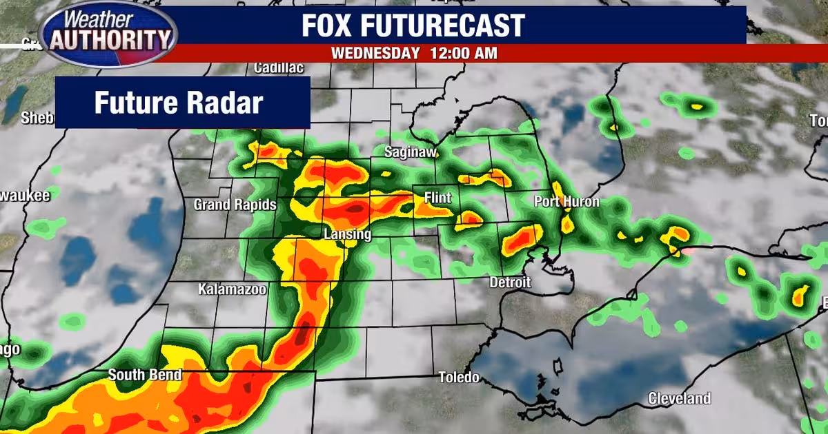 Weather Detroit: Warm, windy day brings storm chances tonight and again Friday