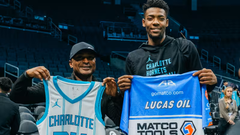 Charlotte Hornets' Brandon Miller, NHRA drag racer Antron Brown inspire each other by pushing the pace - Andscape