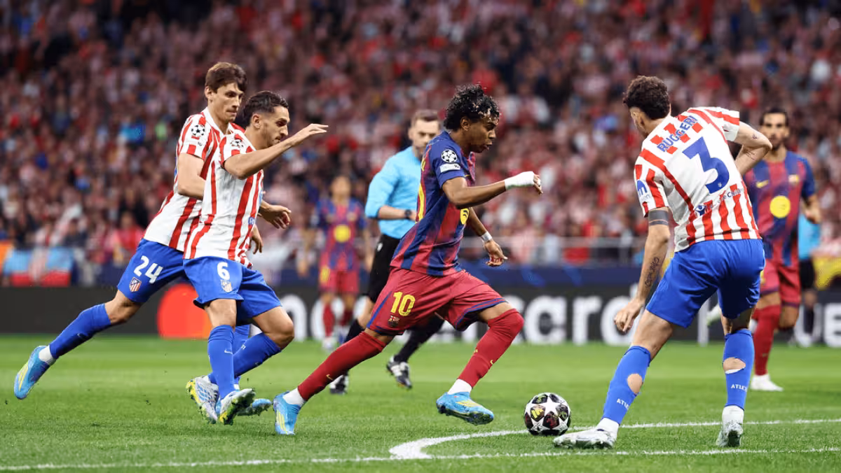 Sorloth helps Atlético as Barcelona fight back in Champions League tie