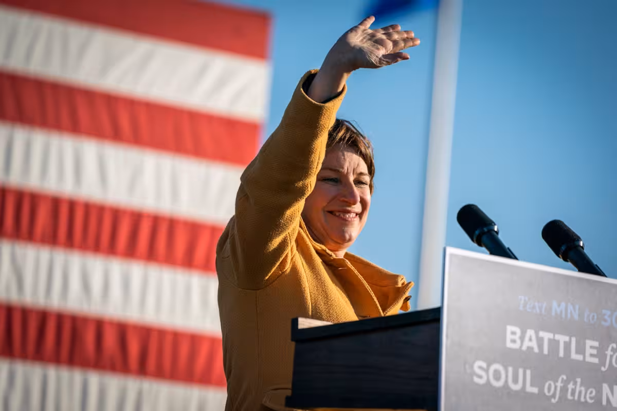 Amy Klobuchar raises $4.8 million in 62 days in Minnesota governor race