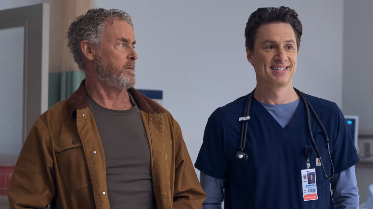 Scrubs Reboot sends Dr. Cox into crisis ahead of April 15 finale