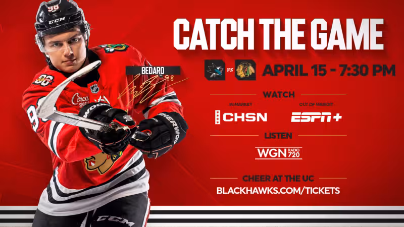 PREVIEW: Blackhawks Face Sharks in Final Game of Season | Chicago Blackhawks