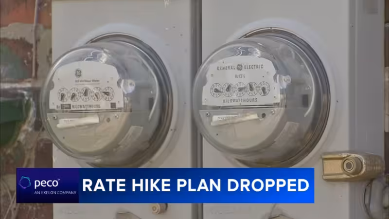 PECO drops proposal to increase rates for next year