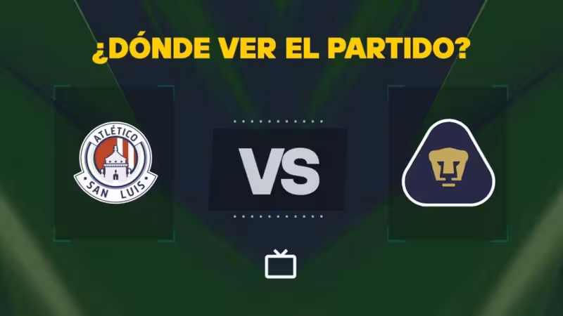 Qué canal pasa Atlético San Luis vs Pumas hoy: dónde ver el partido GRATIS y EN VIVO