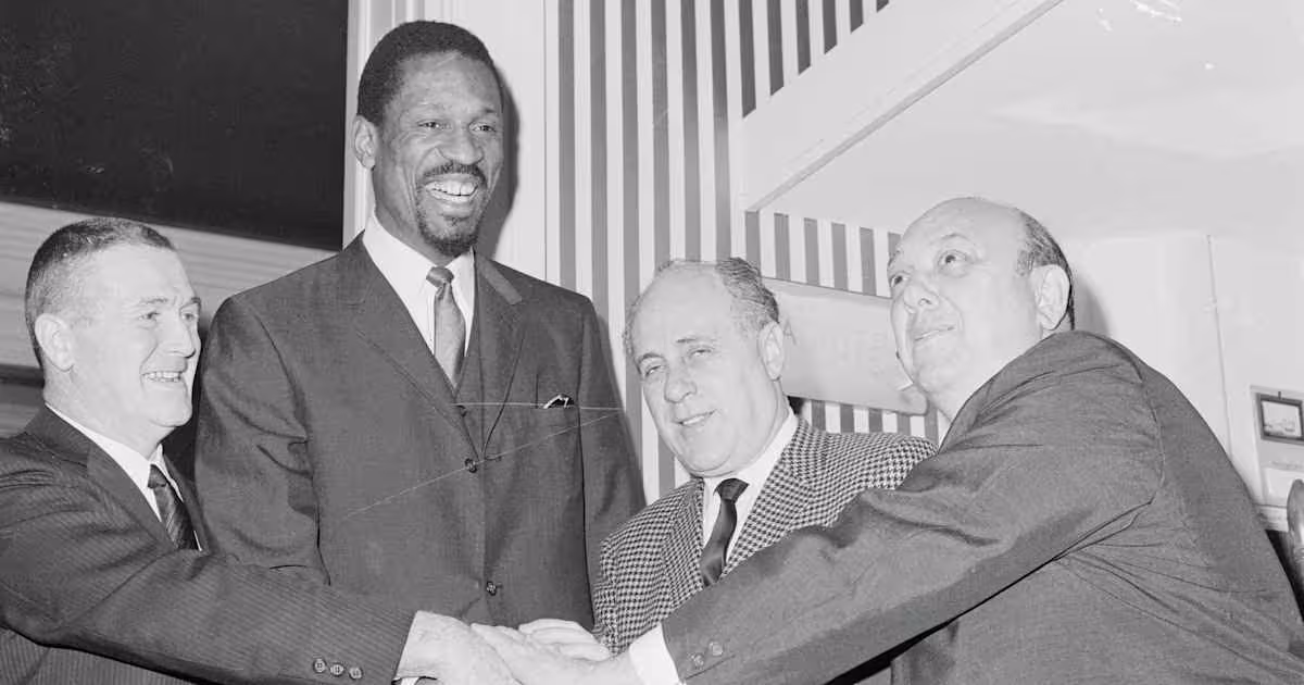 Bill Russell made NBA history as the first Black head coach