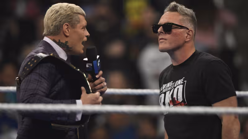 Cody Rhodes Destroys Pat McAfee's Set and Reclaims WWE Title in Video Ahead of WrestleMania