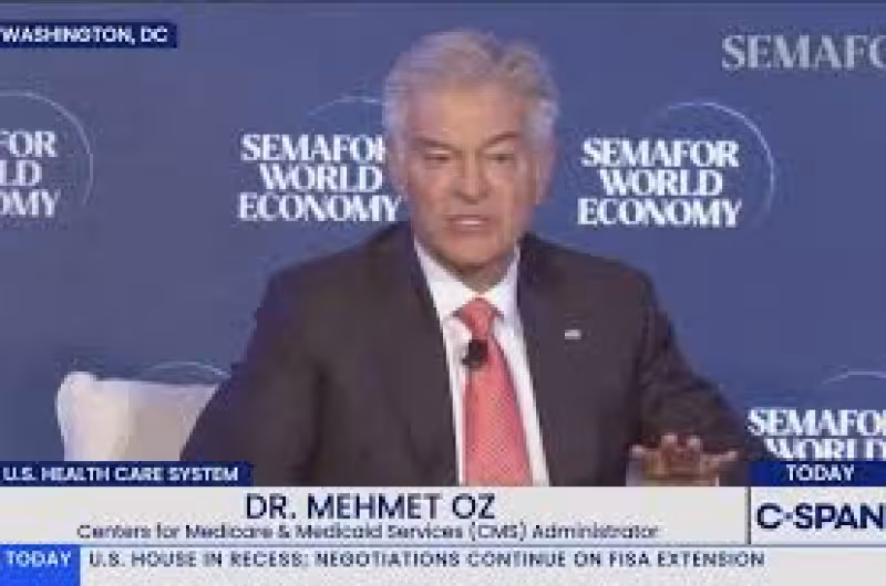 CMS Administrator Dr. Mehmet Oz Discusses U.S. Healthcare System