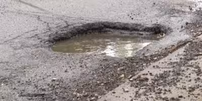 South Bend Weather Leaves Roads Pocked by Potholes Near Downtown