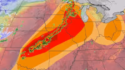 Weather Storms Tornadoes slam the Heartland as Lena shuts down