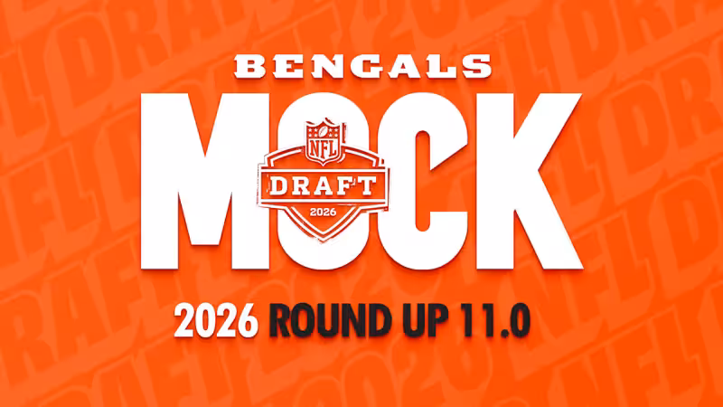 Bengals 2026 Mock Draft Roundup 11.0