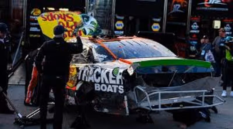 Kvapil exits under own power after rollover crash in Kansas O’Reilly Series race