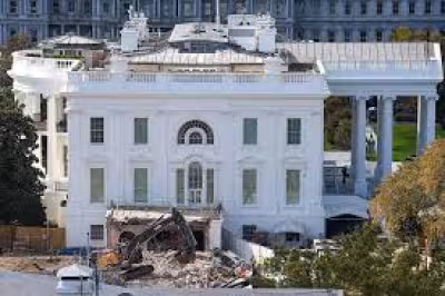 Trump White House Ballroom Construction Halted Again Over Permit Fight