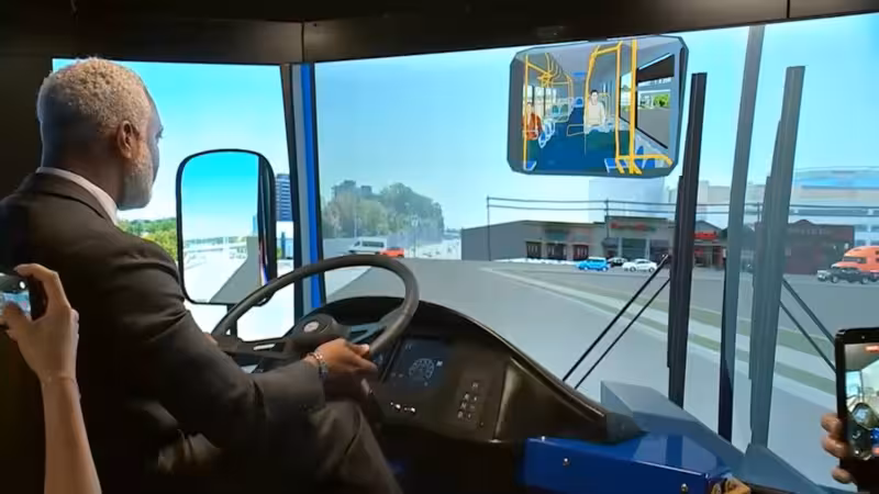 A look at MTA's new bus simulator being used to train drivers