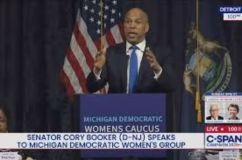Sen. Cory Booker Speaks at Michigan Democratic Luncheon