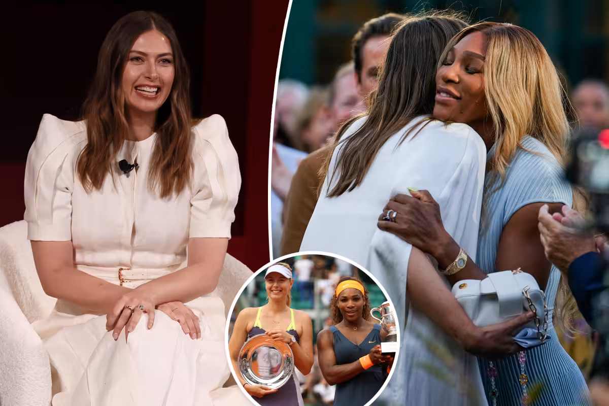 Maria Sharapova on Serena Williams, new podcast at TIME100 Summit