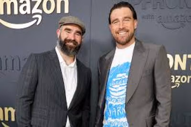 Jason and Travis Kelce Hosting Live 'New Heights' Event During World Cup (Exclusive)