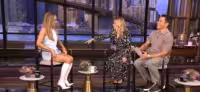 Nikki Glaser Wardrobe Mishap Plays Out Live on Kelly Ripa Show