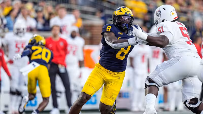 Michigan's Edge Depth After Derrick Moore Goes No. 44 Overall in 2026 NFL Draft