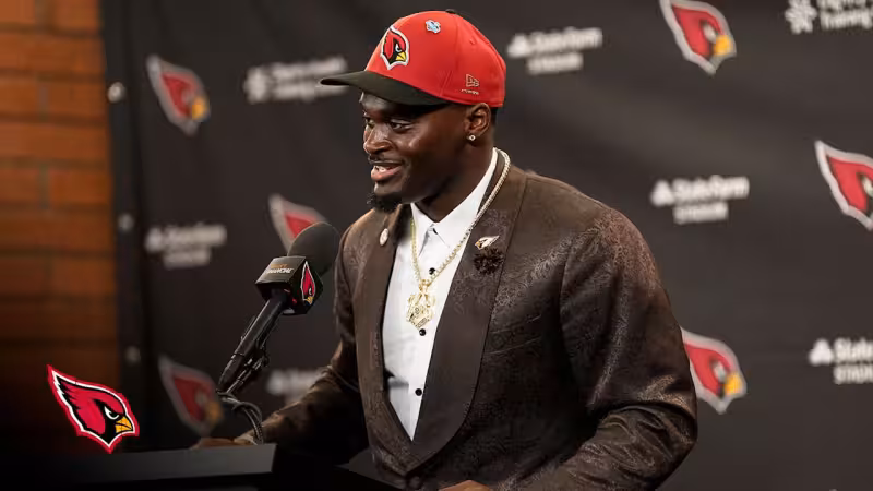 Jeremiyah Love All Smiles During First 24 Hours As Cardinal