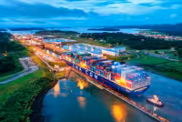 Panama Canal traffic rises as auction slot prices jump, officials say