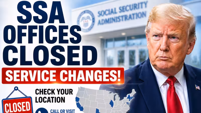 SSA Announces Temporary Office Closures - Locations and Service Changes