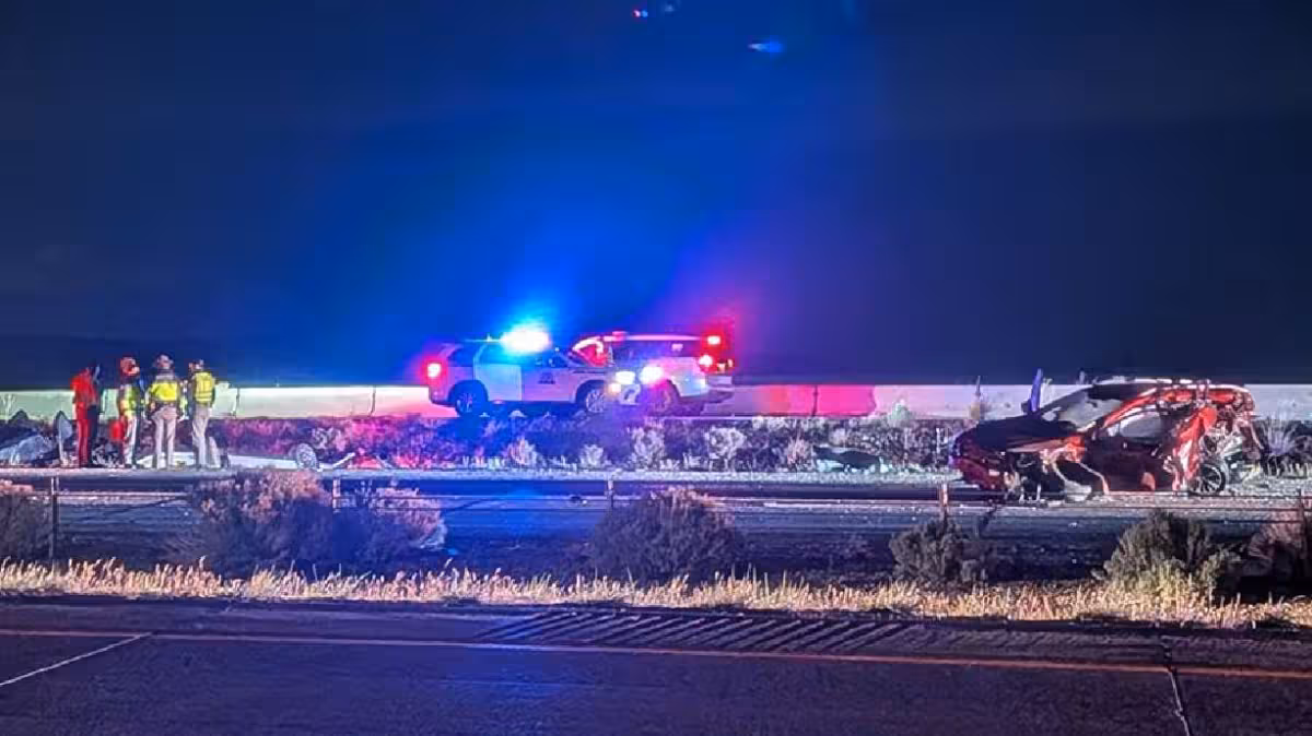 Ksl News: Two killed in five-vehicle crash on I-80 near milepost 104