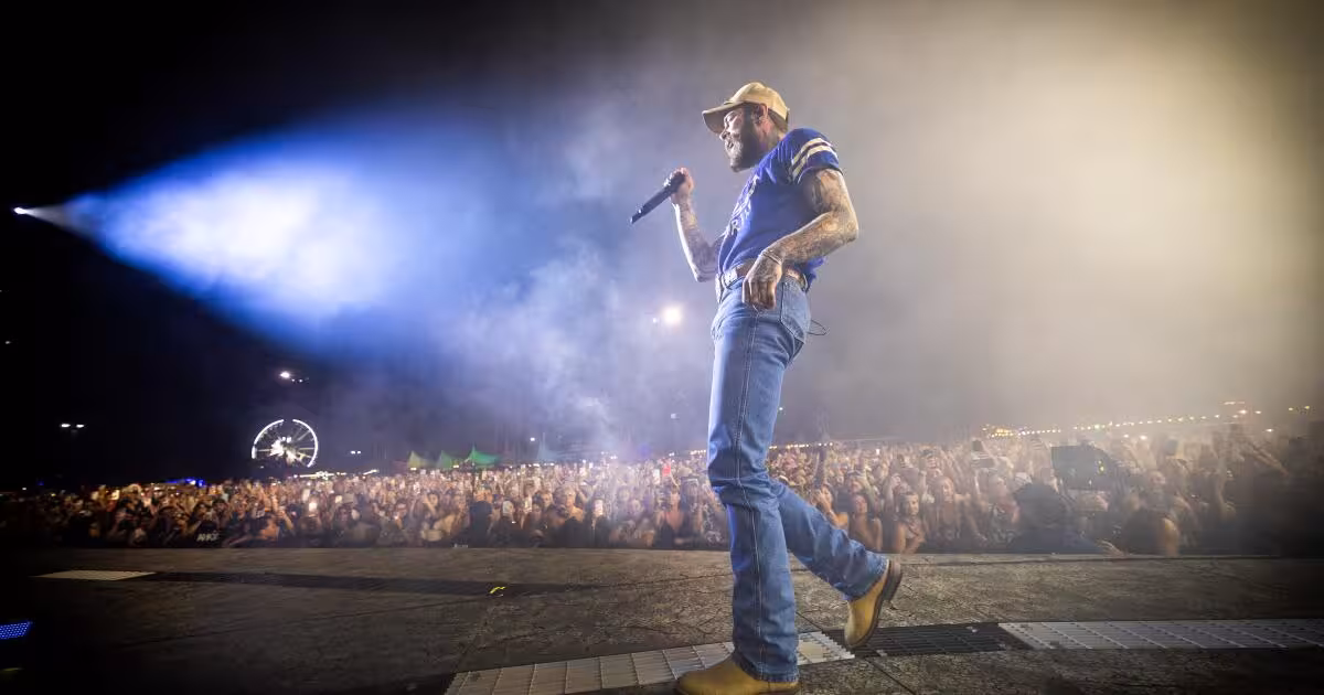 Post Malone Stagecoach livestreams final day after windy Saturday evacuations