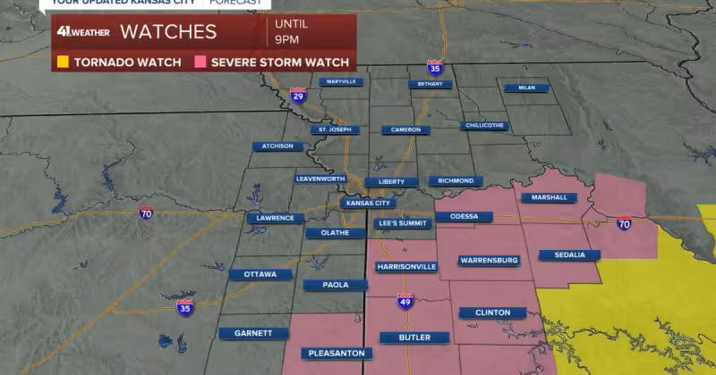 UPDATES | Severe storms developing in western Missouri