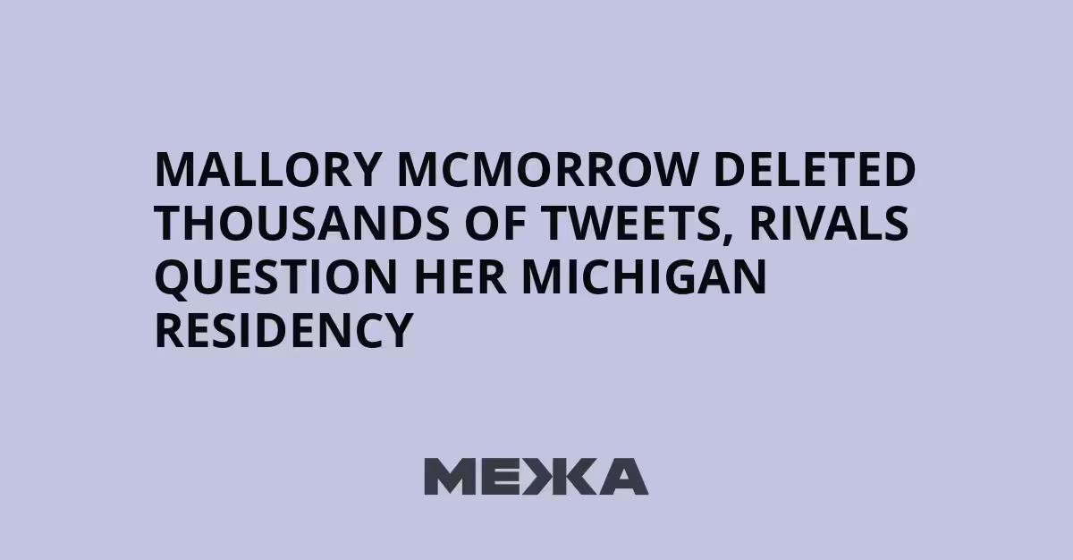 Mallory Mcmorrow deleted thousands of old tweets as primary fight sharpens