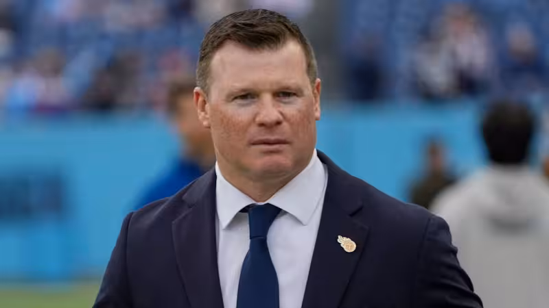 Titans president of football operations Chad Brinker steps down