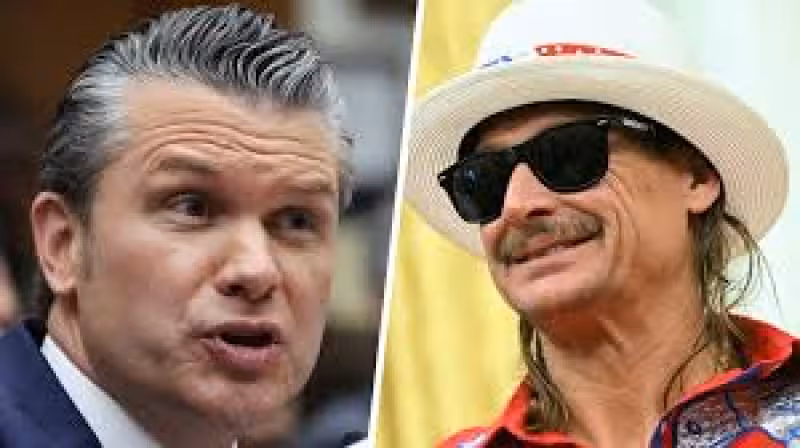 Democratic representative asks Hegseth about military flyover of Kid Rock’s house
