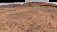 Nasa releases sweeping new Mars panoramas from Curiosity and Perseverance